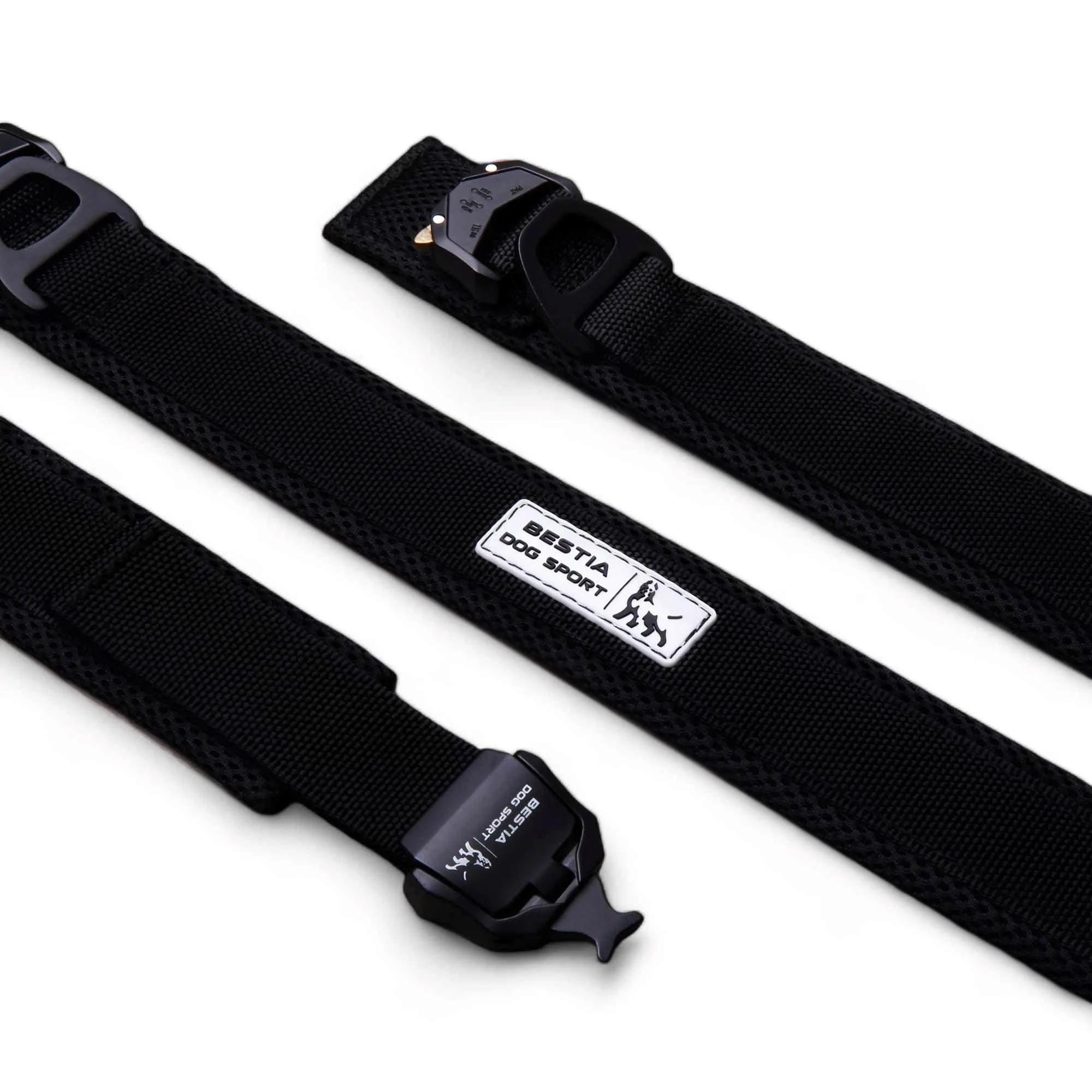 BESTIA DOG SPORT FAST RELEASE COLLAR BLACK