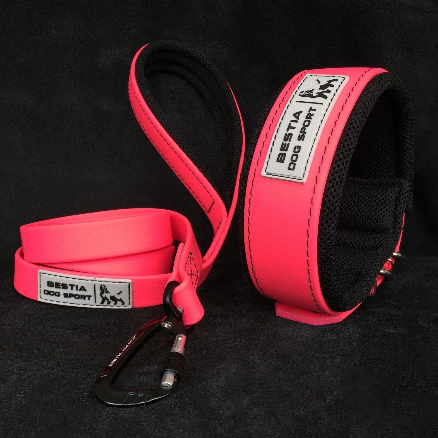 BESTIA DOG SPORT TACTICAL LEASH NEON PINK - Image 3