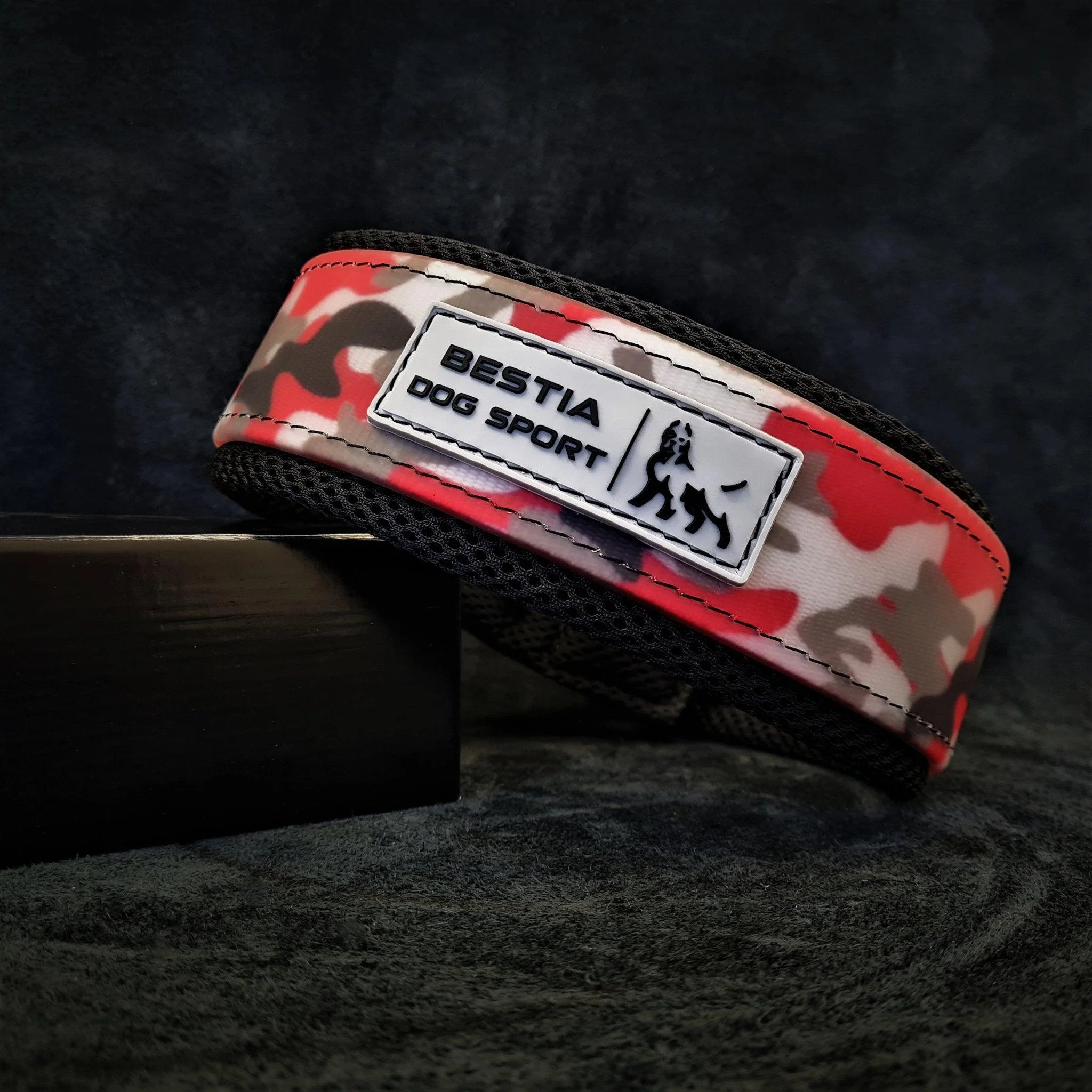 BESTIA DOG SPORT COLLAR RED CAMO - Image 2
