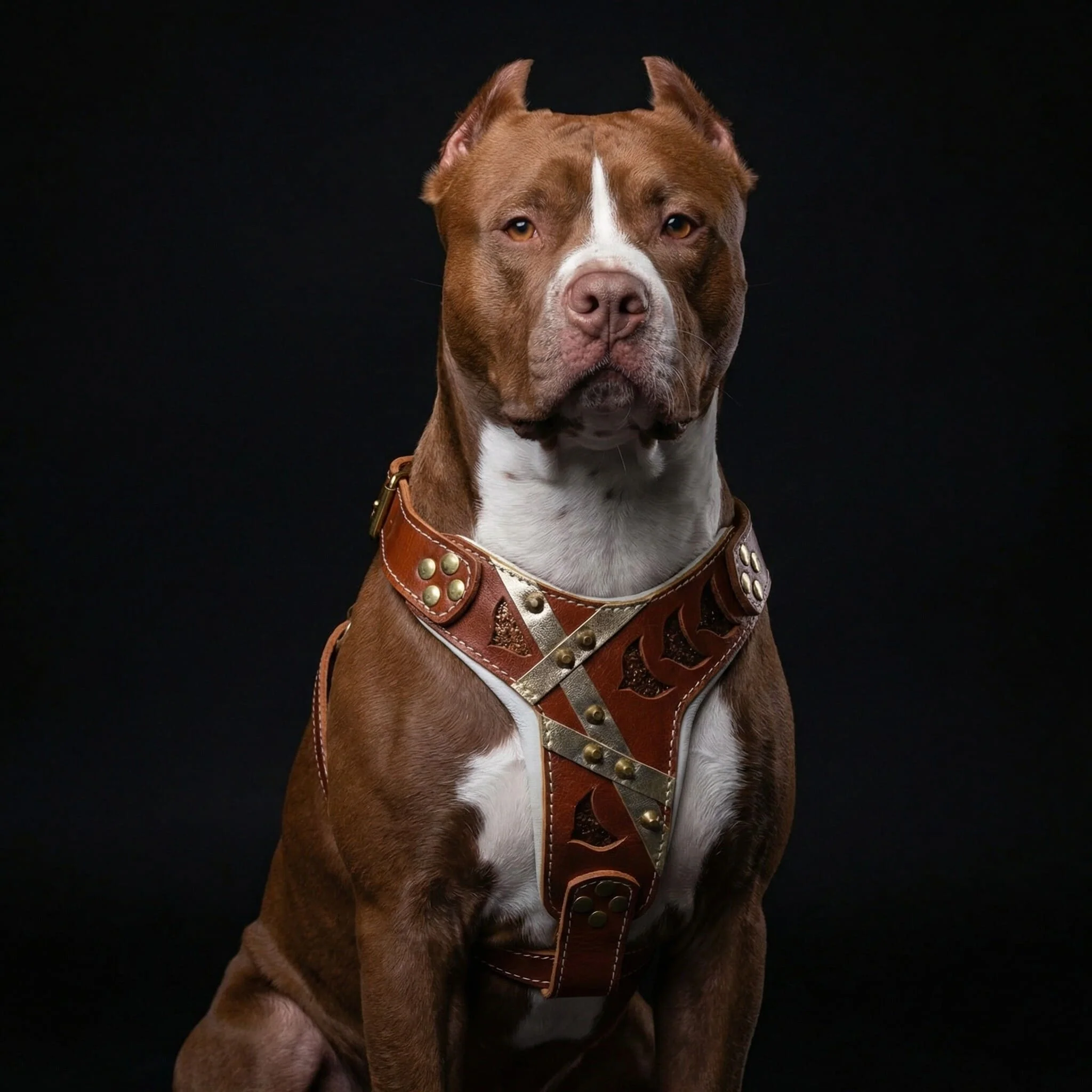 The "Hermes" leather harness -  Large and Giant Breeds - Image 3